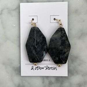 & Other Stories Granite Drop Earrings